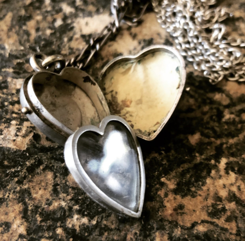 heartfelt, antique locket