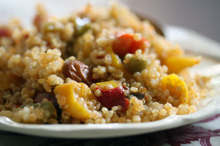 Quinoa-with-red-peppers