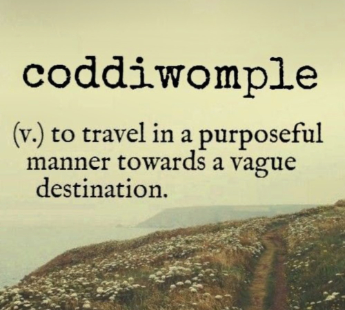 Coddiwomple