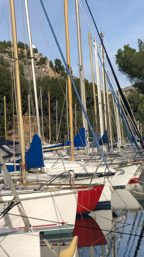 boats in cassis