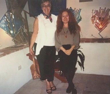 Jean Munroe and friend Laura Pesce