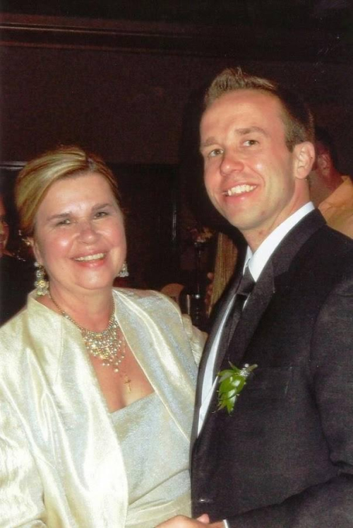 Jeanne and her son Justin Jeanne and her son Justin