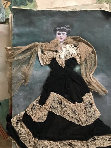 Fashion design examples from the late 1800s