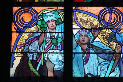 Stain glass prague