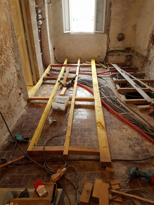 Evening the floor Evening the floor