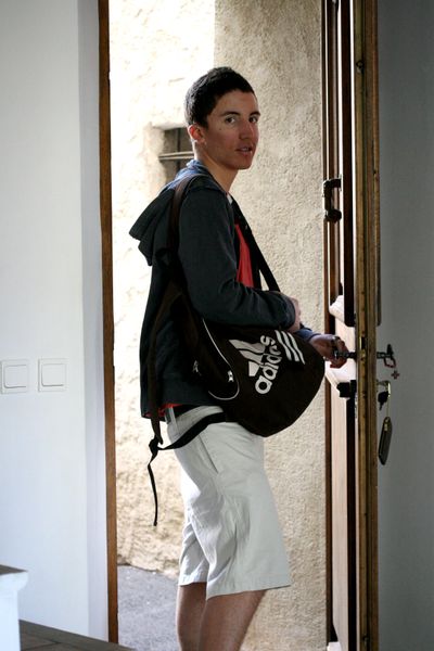 boy wearing dad's shorts boy wearing dad's shorts